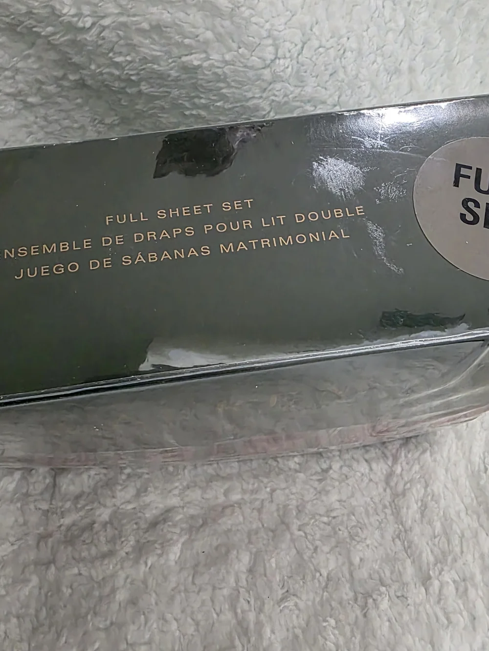 🎄 Lauren Ralph Lauren Christmas Tartan Plaid Full Sheet Set 100% Cotton New